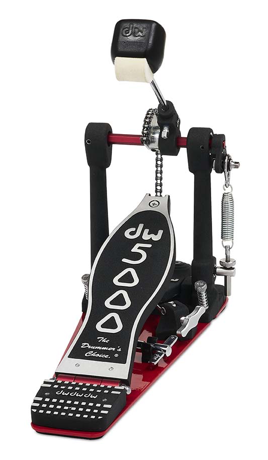 5000 Series Accelerator Single Chain, Narrow Footboard Single Bass Drum Pedal w/ Bag