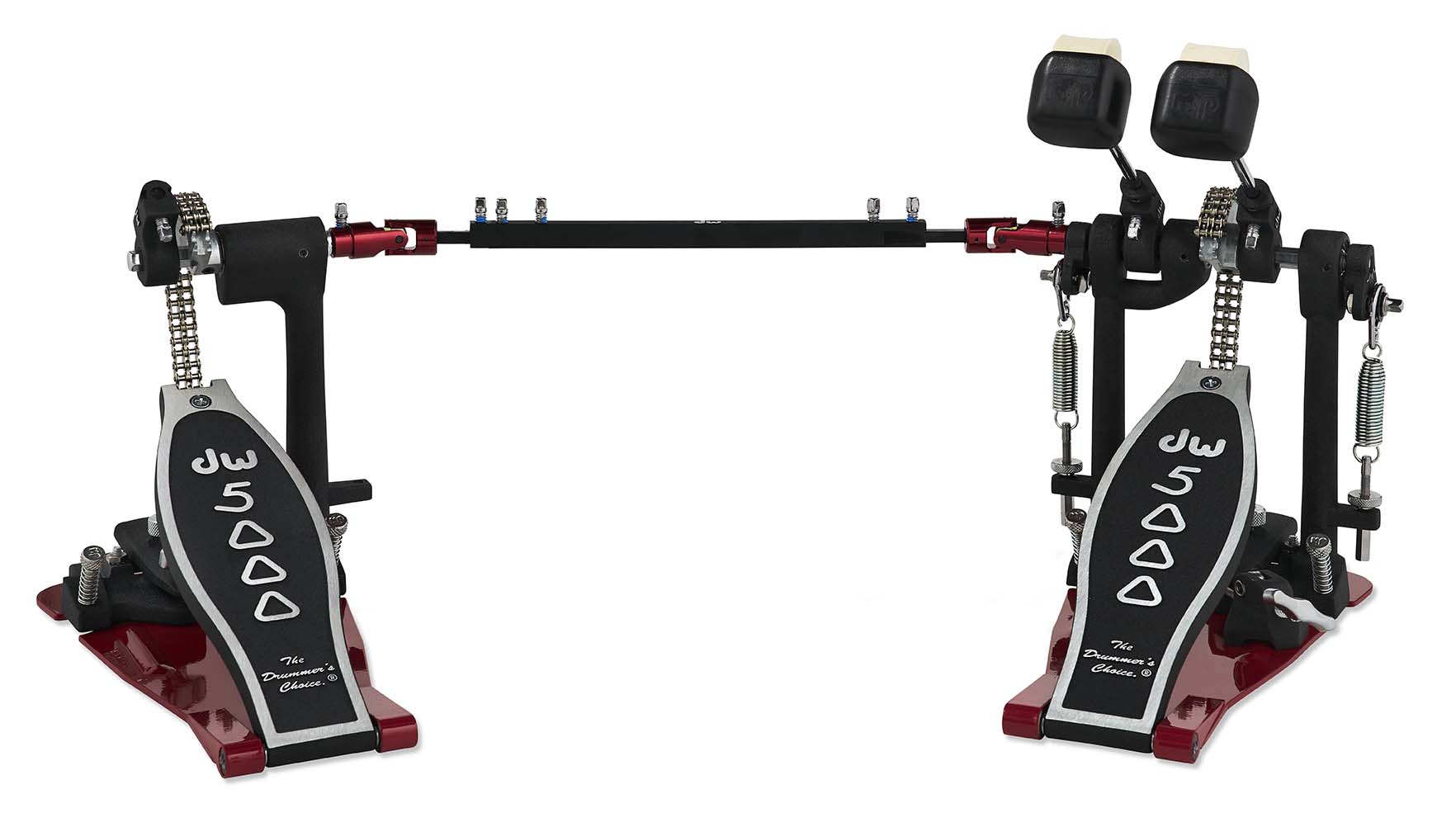 DW 5000 Series Accelerator Heelless Double Bass Drum Pedal w/ Bag
