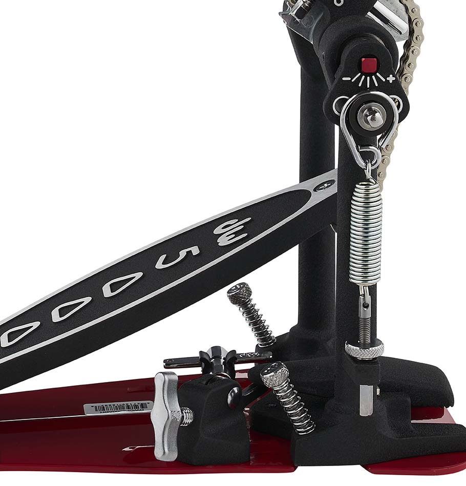 DW 5000 Series Accelerator Heelless Double Bass Drum Pedal w/ Bag - Image 2