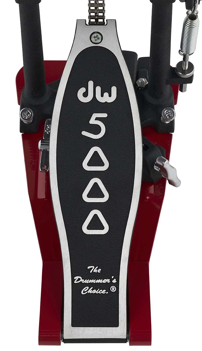 DW 5000 Series Accelerator Heelless Double Bass Drum Pedal w/ Bag - Image 5