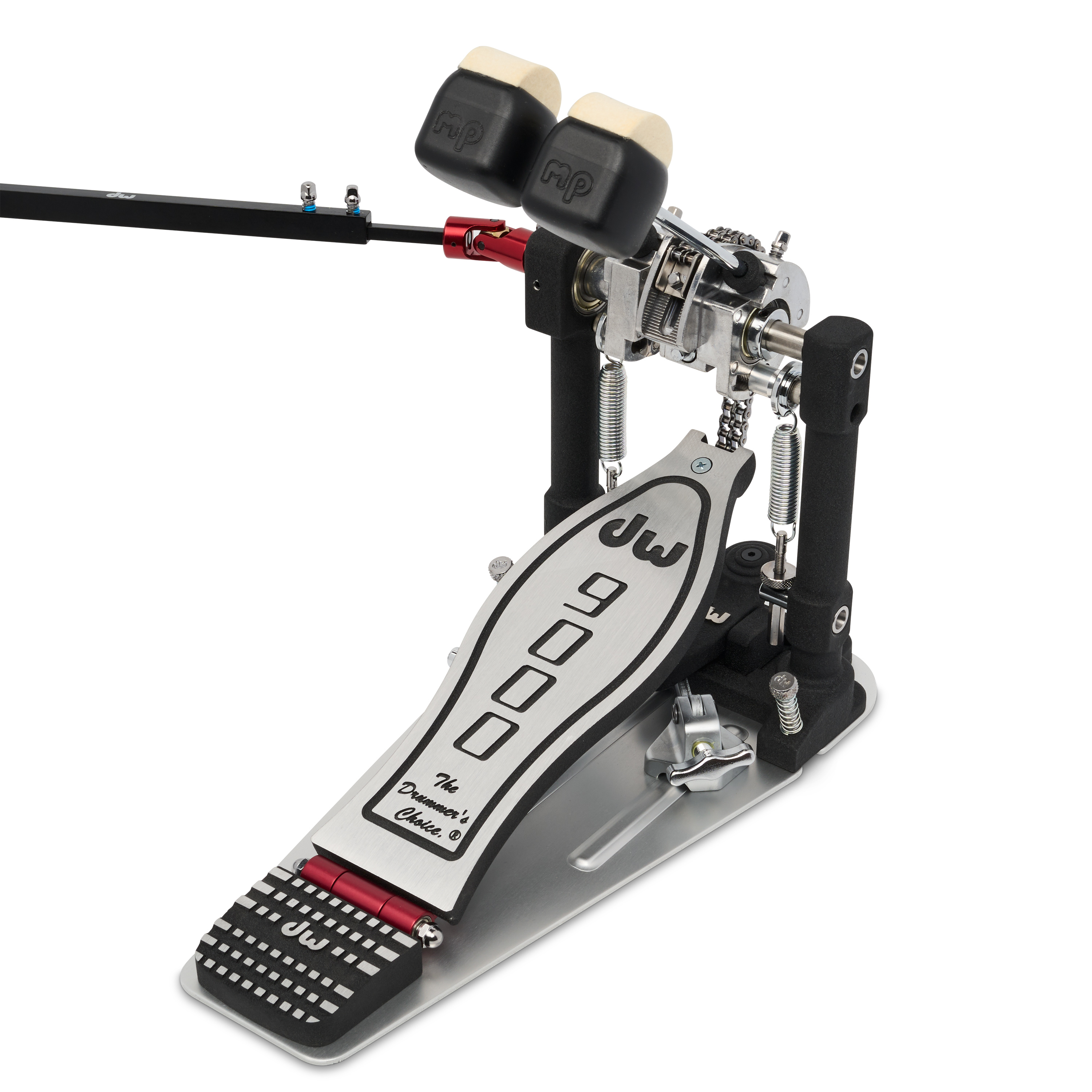DW 9000 Series Double Bass Drum Pedal w/ Bag - Image 2