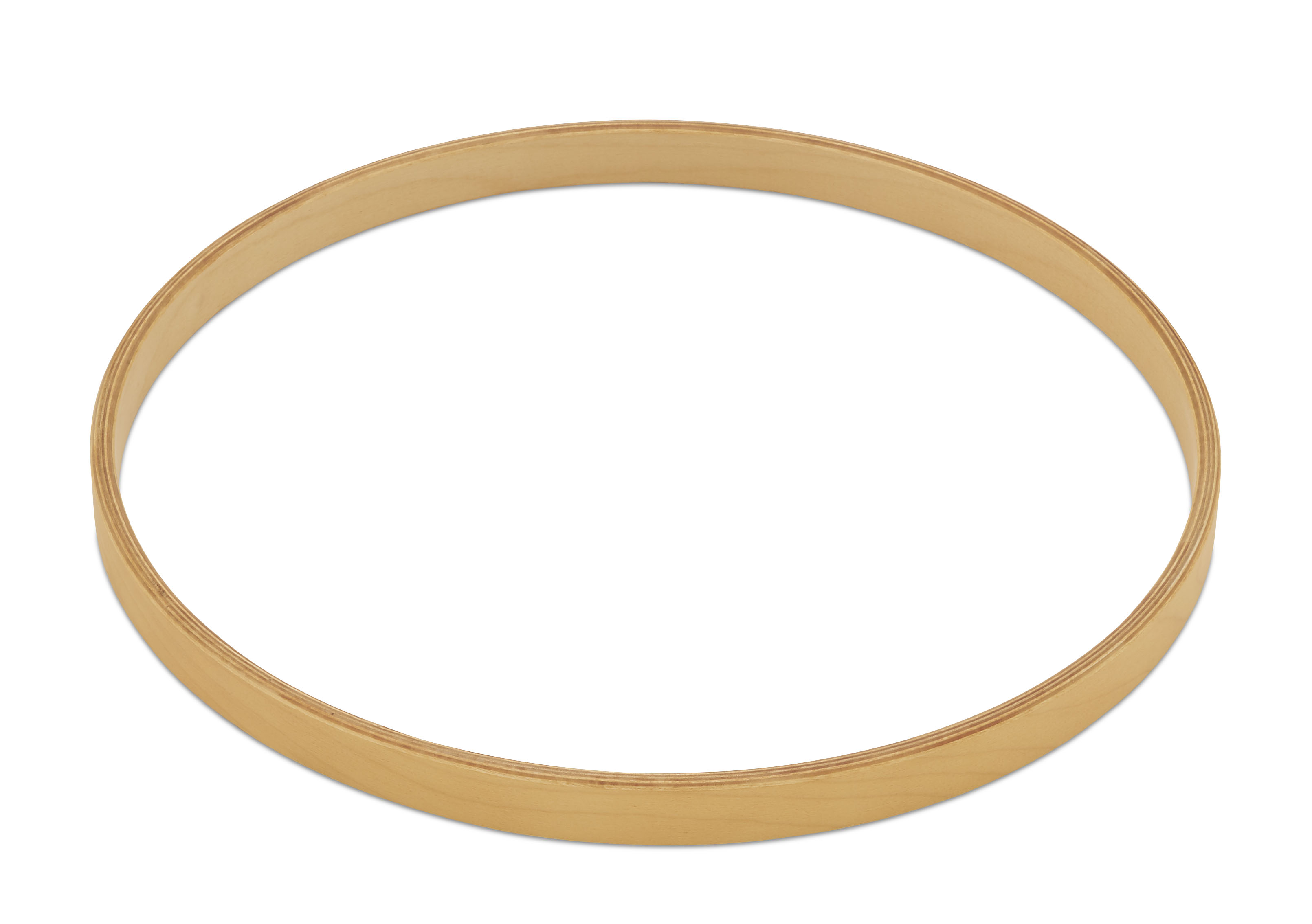 Concept Classic Wood Drum Hoop, Natural Stain, 14"