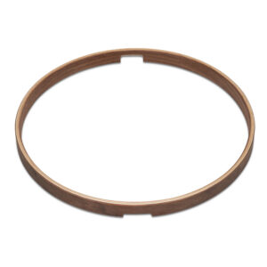Concept Classic Wood Drum Hoop, Natural Walnut, 14", Resonant Side