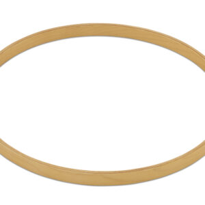 Concept Classic Wood Drum Hoop, Natural Stain, 16"